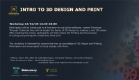 INTRO TO 3D PRINT AND DESIGN