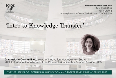 [29 Mar] ‘Intro to Knowledge Transfer’