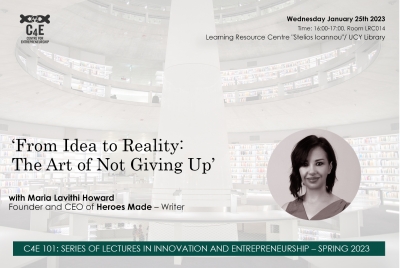 &quot;From Idea to Reality: The Art of Not Giving Up&quot;