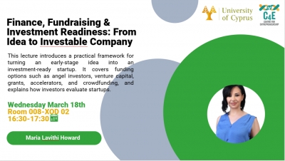 Finance, Fundraising &amp; Investment Readiness: From Idea to Investable Company