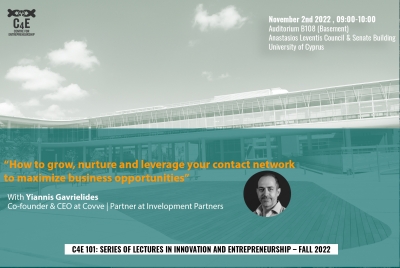 [02 Nov] How to grow, nurture and leverage your contact network to maximize business opportunities.