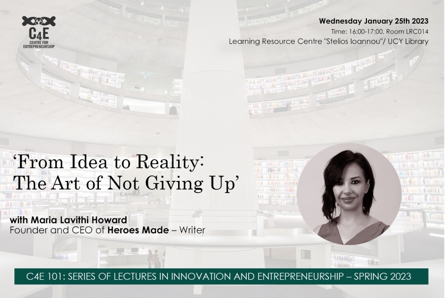 [25 Jan] "From Idea to Reality: The Art of Not Giving Up"
