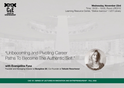 [23 Nov] ‘Unbecoming And Pivoting Career Paths To Become The Authentic Self.’