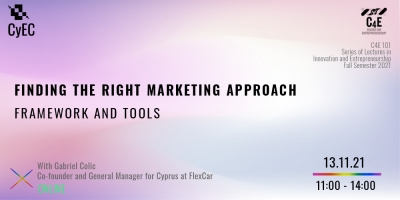 Finding the right marketing approach – Framework  and tools